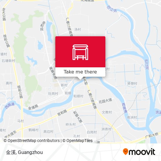金溪 map
