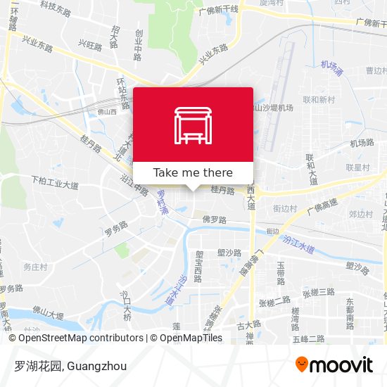 罗湖花园 map