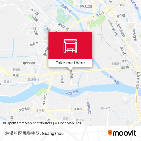 林港社区民警中队 map