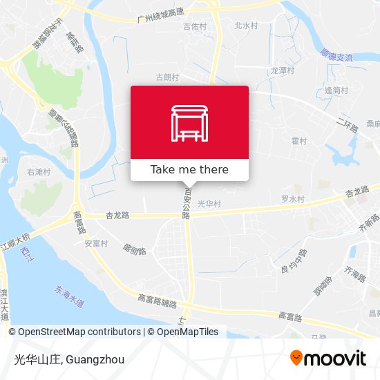 光华山庄 map