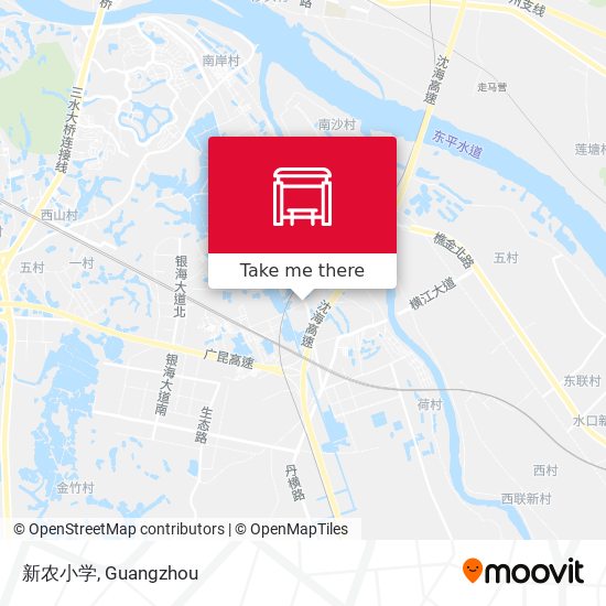 新农小学 map
