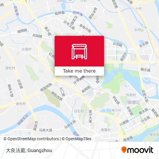 大良法庭 map