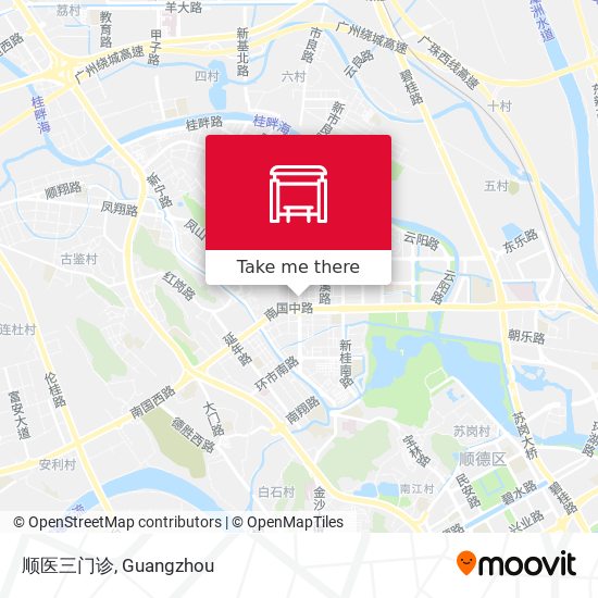 顺医三门诊 map