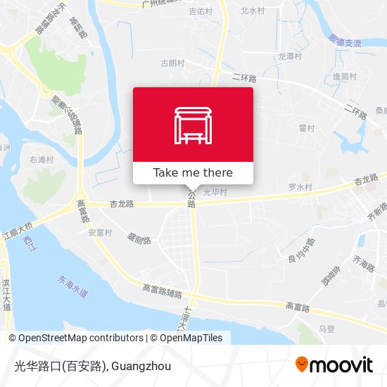 光华路口(百安路) map
