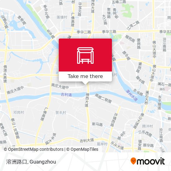 溶洲路口 map