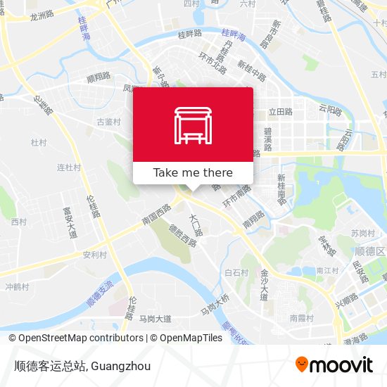 顺德客运总站 map