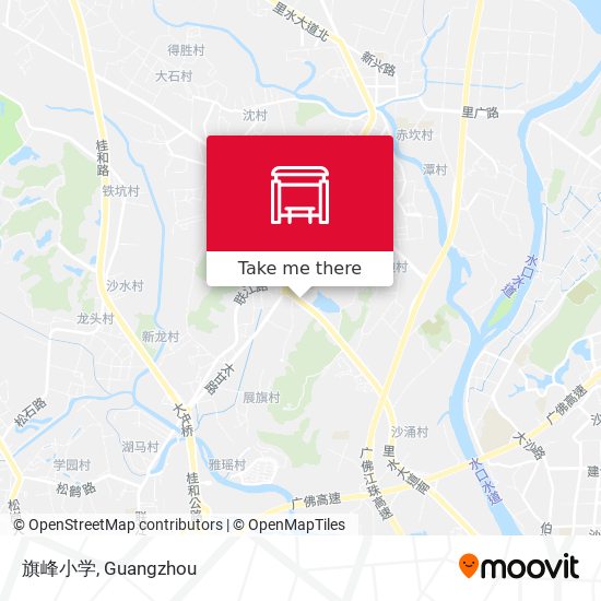 旗峰小学 map