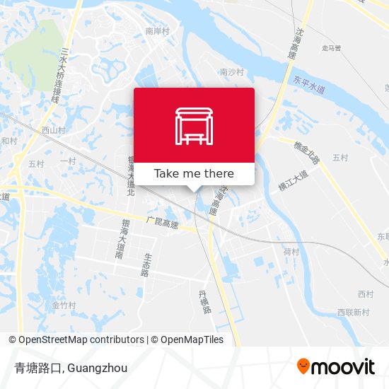 青塘路口 map