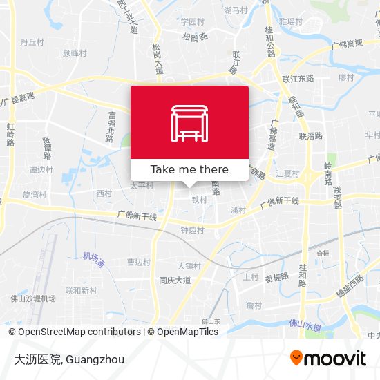 大沥医院 map