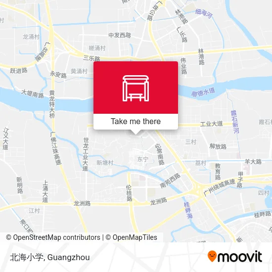 北海小学 map