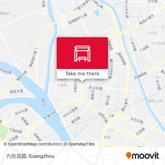 六坊花园 map