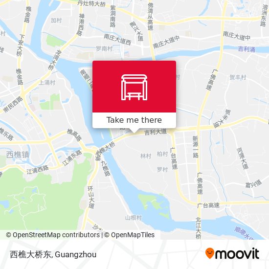 西樵大桥东 map