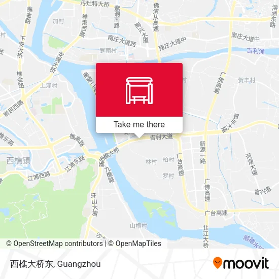 西樵大桥东 map