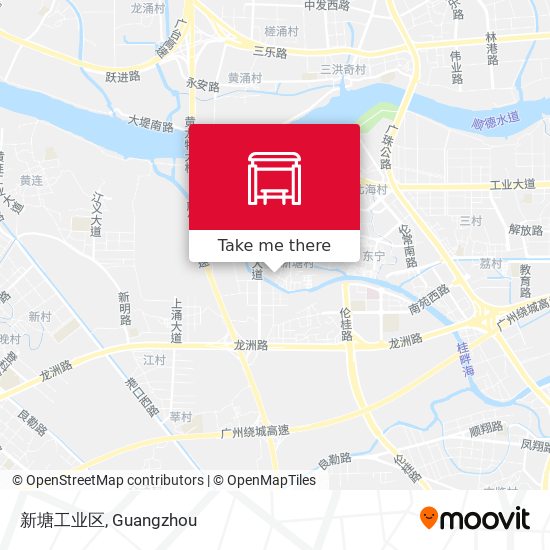 新塘工业区 map