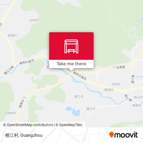 横江村 map