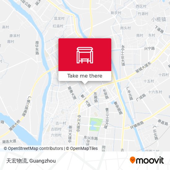 天宏物流 map