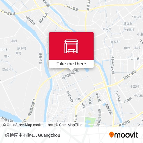 绿博园中心路口 map