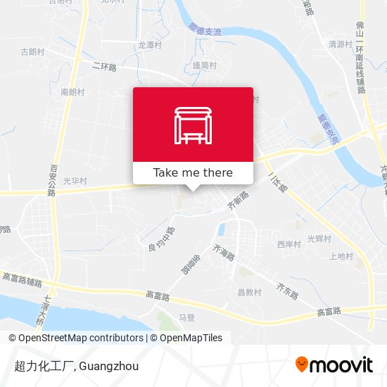 超力化工厂 map