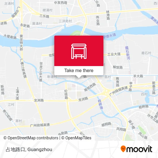 占地路口 map