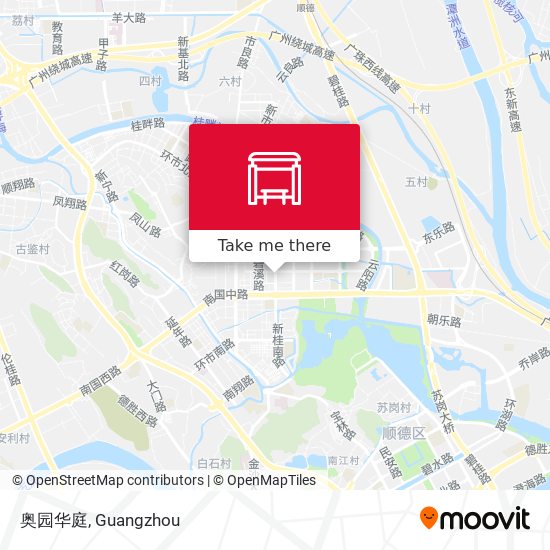 奥园华庭 map