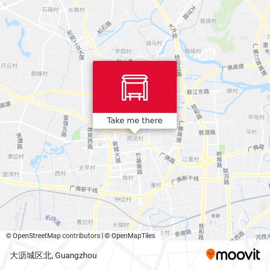 大沥城区北 map
