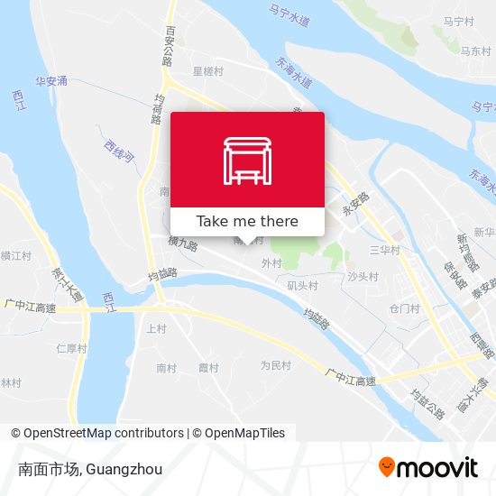 南面市场 map