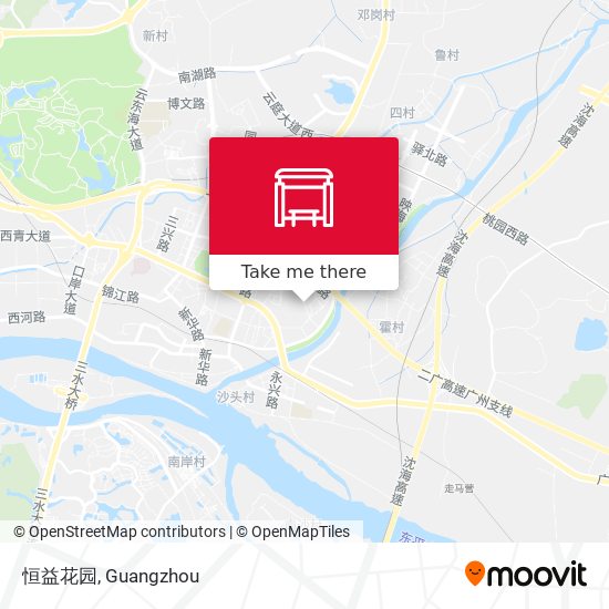 恒益花园 map