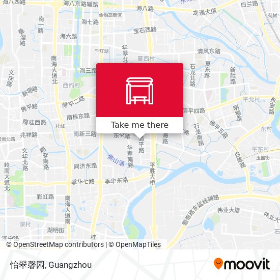 怡翠馨园 map