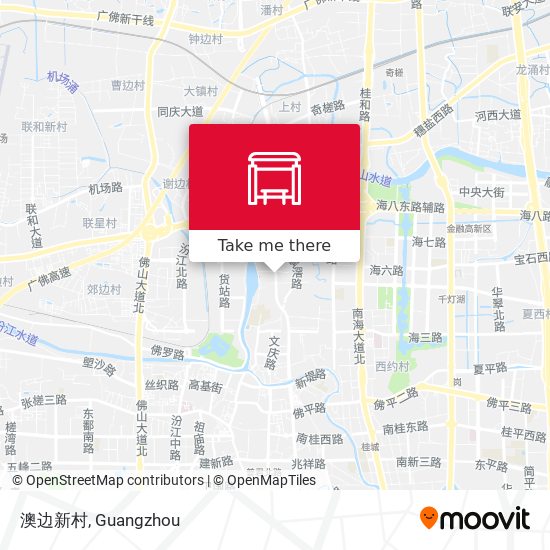 澳边新村 map