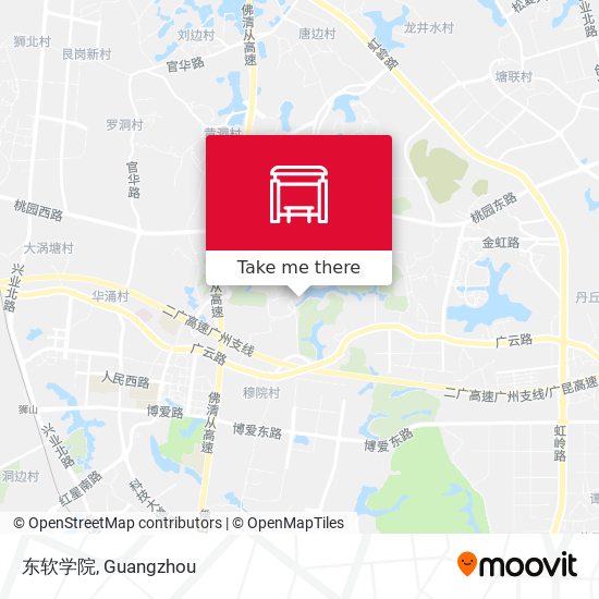 东软学院 map