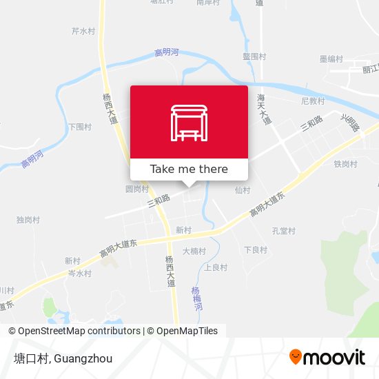 塘口村 map