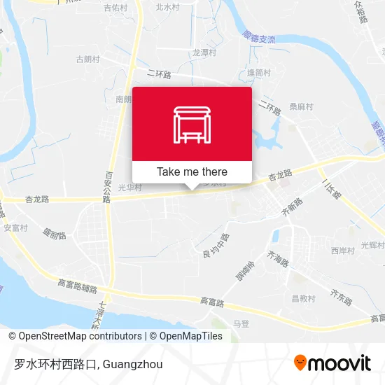 罗水环村西路口 map