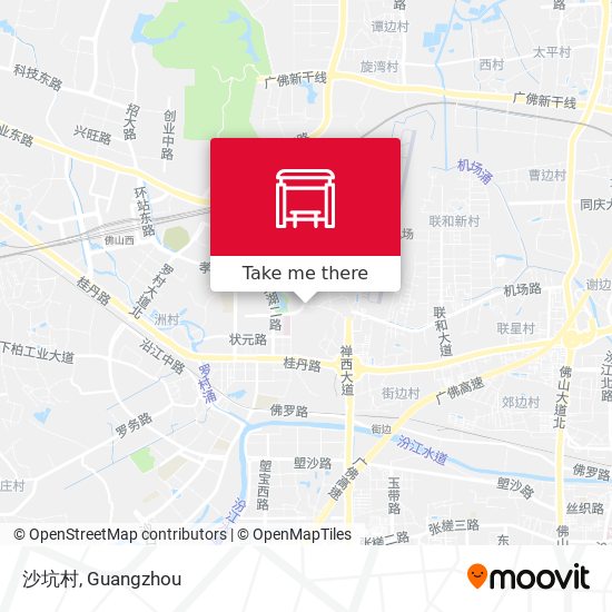 沙坑村 map