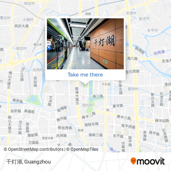 千灯湖 map