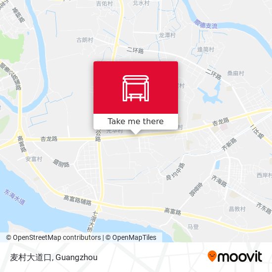 麦村大道口 map