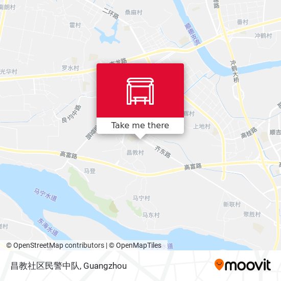 昌教社区民警中队 map