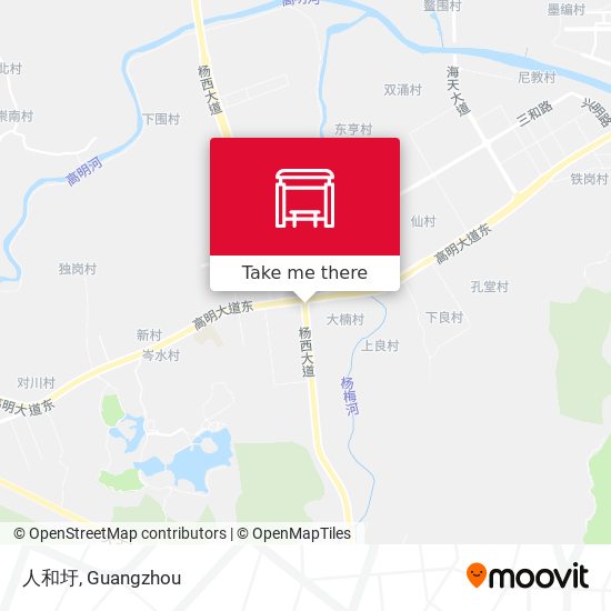 人和圩 map