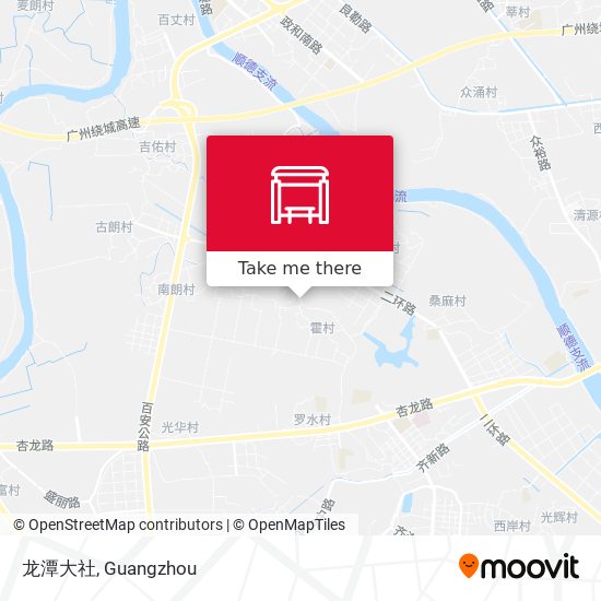 龙潭大社 map