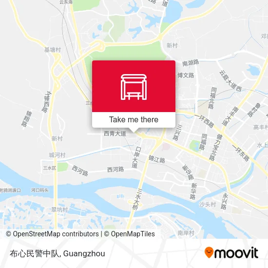 布心民警中队 map