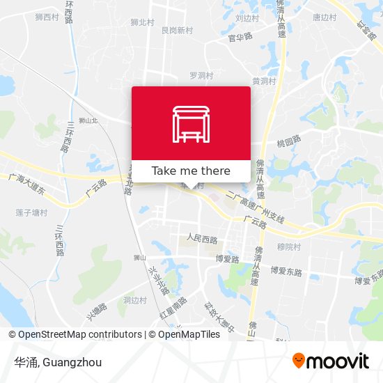 华涌 map