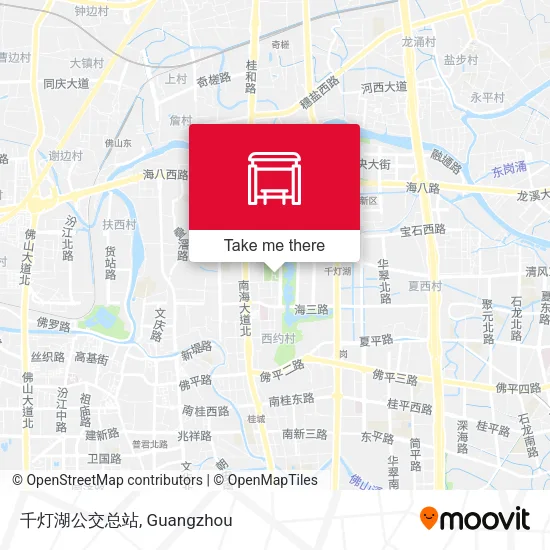 千灯湖公交总站 map