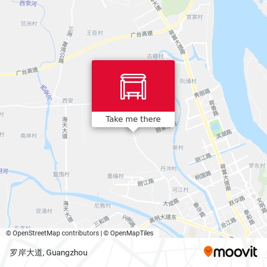 罗岸大道 map