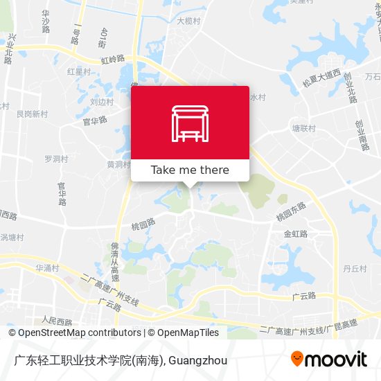 广东轻工职业技术学院(南海) map