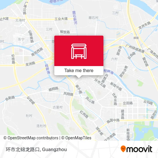 环市北锦龙路口 map