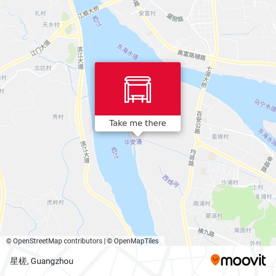星槎 map