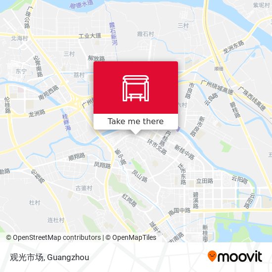 观光市场 map