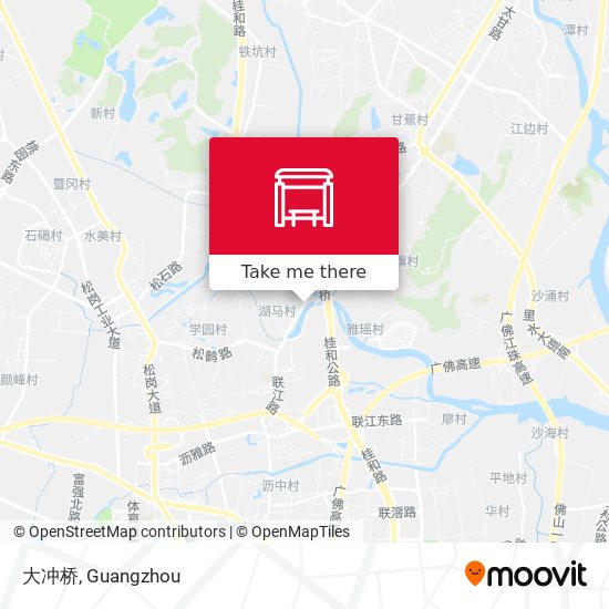 大冲桥 map