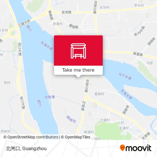 北闸口 map