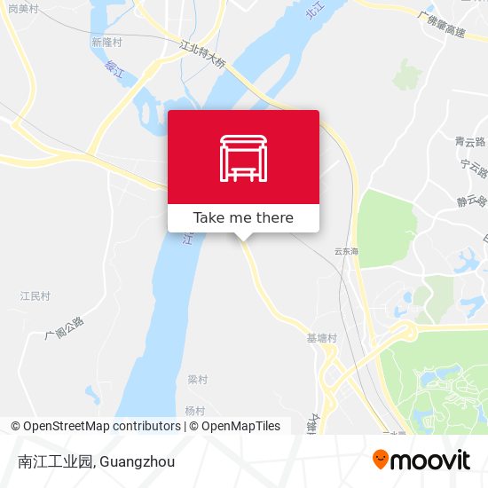 南江工业园 map