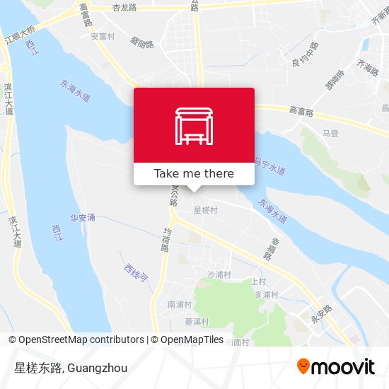 星槎东路 map